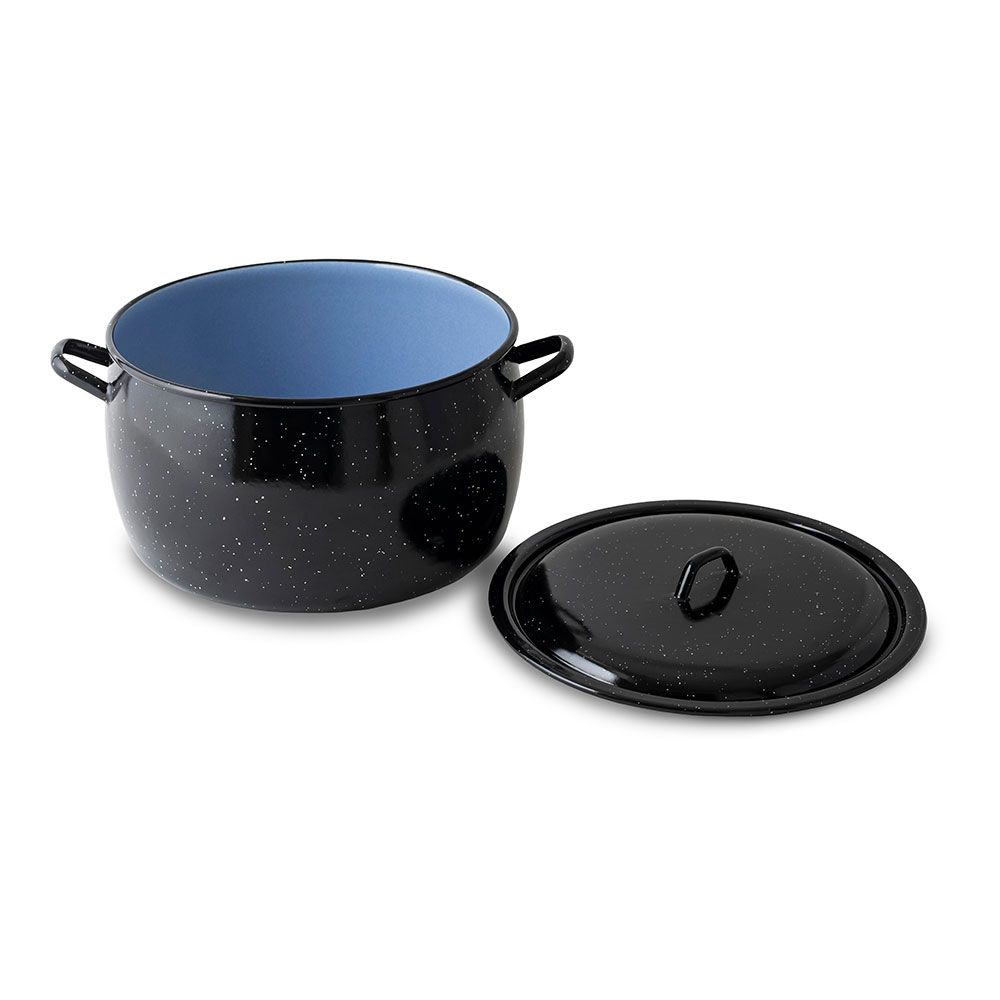 Pote convexo de 5 l com tampa, ø20 cm