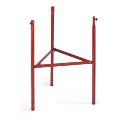 Trípode para quemador recubierto con pintura roja anticalórica, 75 cm