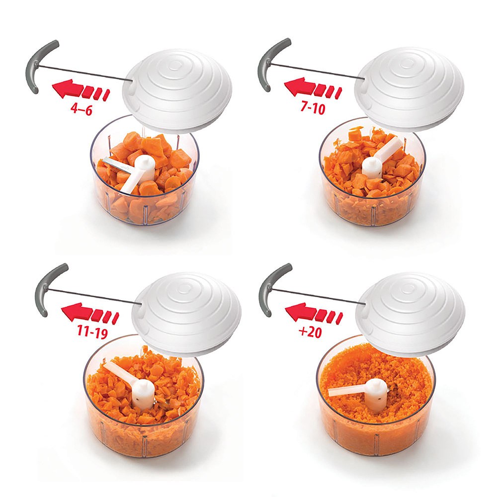 Picadora de legumes giratória manual, rotomac, 500 ml, Ø12 x 11 cm - Image 5
