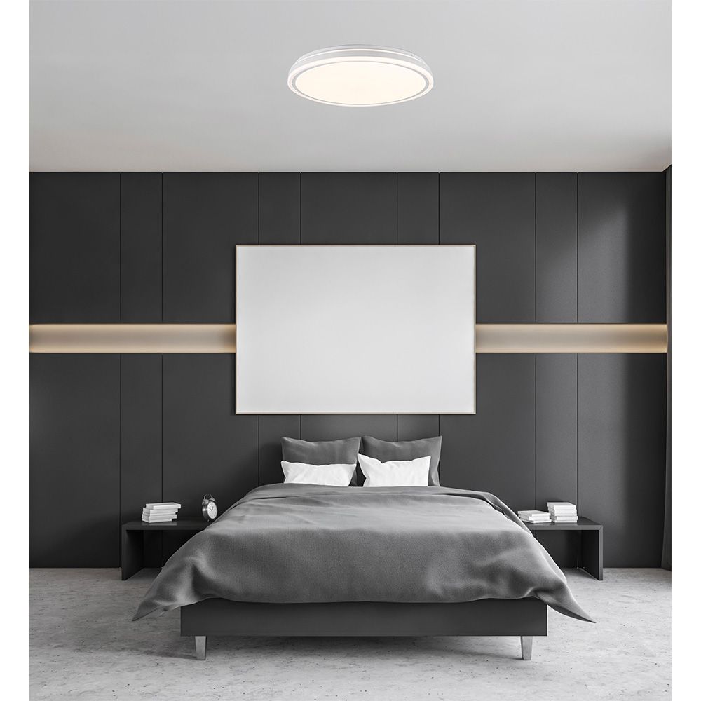 Plafon LED circular, targes, 72 W, 3CCT, 7290 LM, branco, Ø50 x 6,5 cm - Image 3