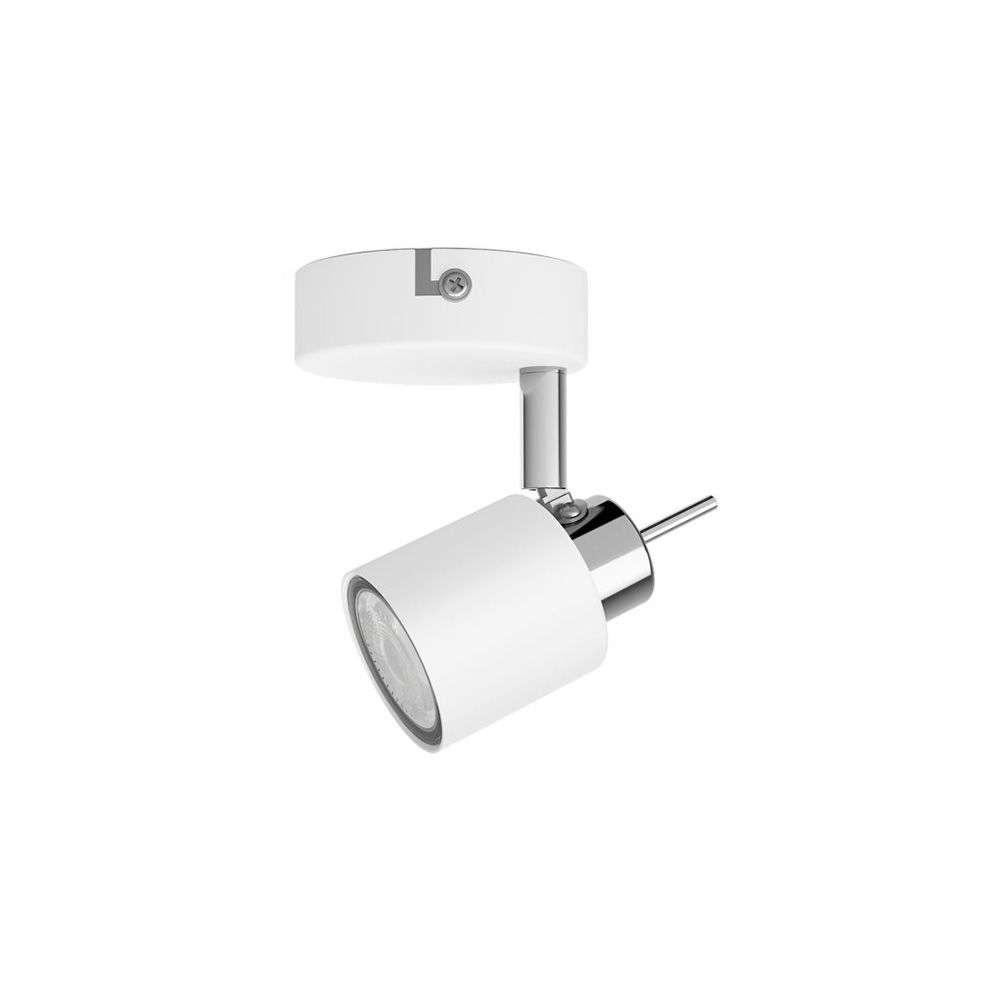 Candeeiro de 1 elemento meranti GU10 (lâmpada não incluída) branco Ø8 x 15,5 x 8 cm