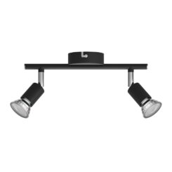 Spot Limali GU10 de 2 elementos (lâmpada não incluída) preto 8 x 32,4 x 13 cm