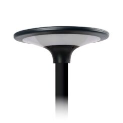 Luminaria solar led negra, ip65, 20 w 2300 im 4000 k