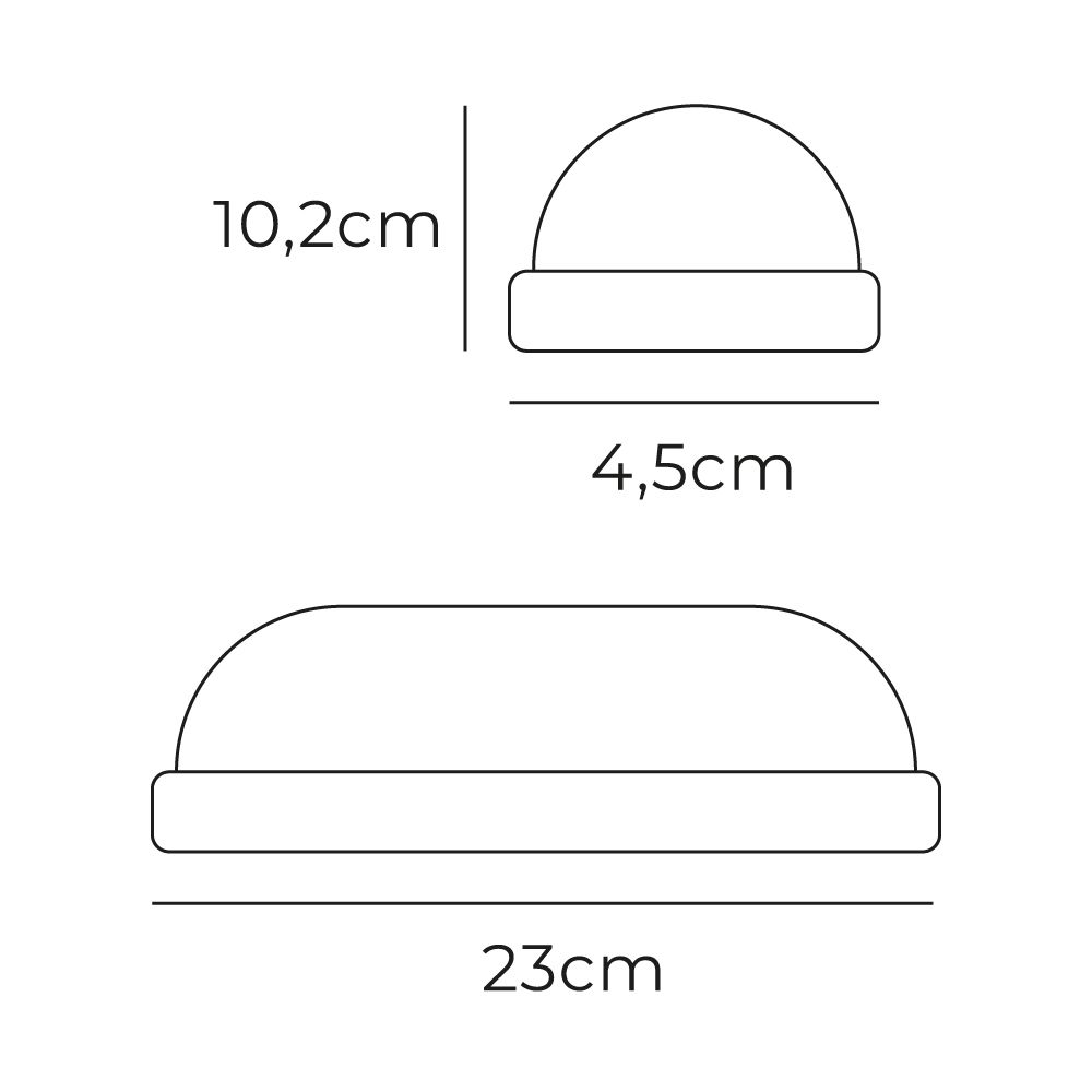 Candeeiro oval LED 18W 1820lm 4.000K 10,2x4,5x23cm EDM - Image 2