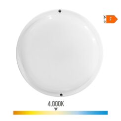 Aplique LED redondo com crepúsculo e sensor de movimento 18w 1820 lm 4.000 k luz natural ø20,8 x 4,8 cm
