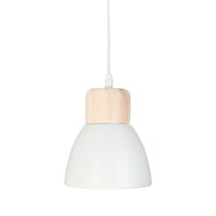 Candeeiro de teto branco 19X15CM E14 lâmpada não incluída