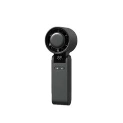 Ventilador portátil recarregável, 4000 mah, preto