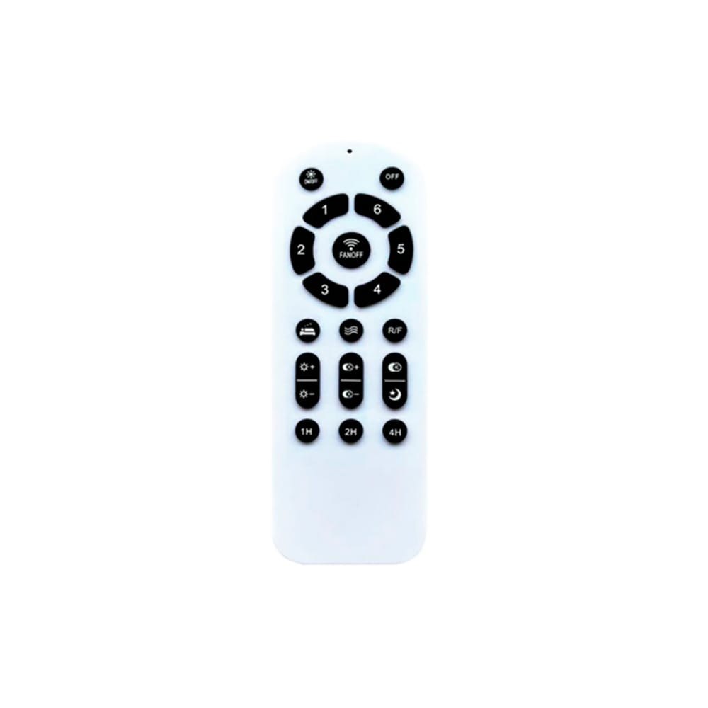 Ventilador de teto LED CCT, 3 pás retráteis 60 W, 6600 LM, branco, pás Ø106 cm, plafon Ø15 cm, altura 30,5 - 40,5 cm - Image 3