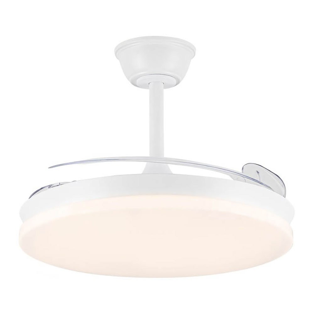 Ventilador teto, LED 3CCT, pás retrácteis, milky m ECO, 45 W, 4400 LM, branco, Ø106 cm, plafon Ø48 cm, altura 32 - 42 cm - Image 3