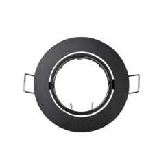 Anel de halogênio metálico oscilante preto. ø8,4cm