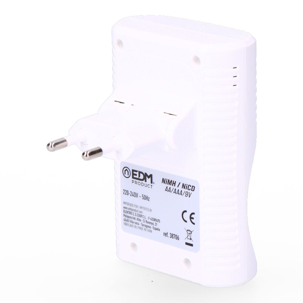 Carregador de pilhas para: 4 pilhas AA - AAA - 9V 220-240V 50Hz - Image 2