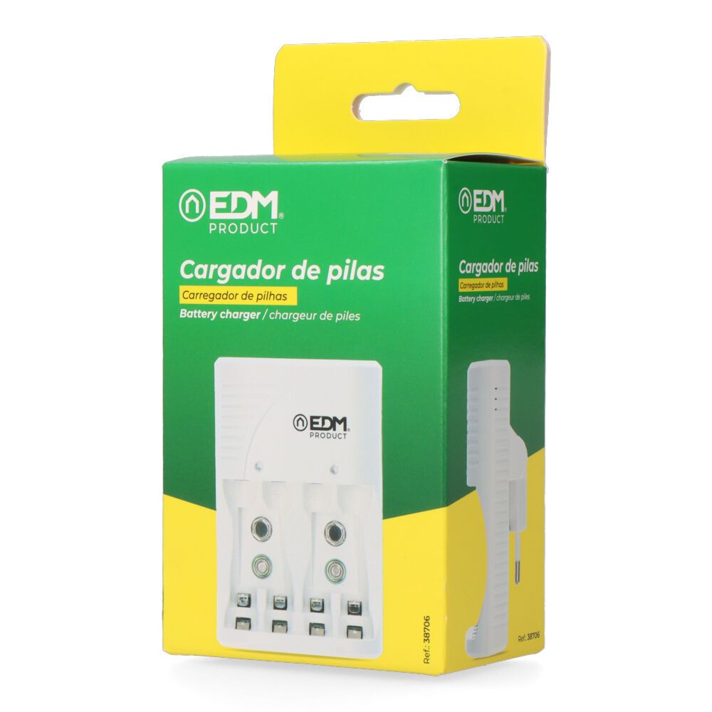 Carregador de pilhas para: 4 pilhas AA - AAA - 9V 220-240V 50Hz - Image 3