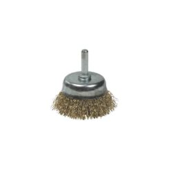 Escova CON espiga aço ondulado Ø50 mm