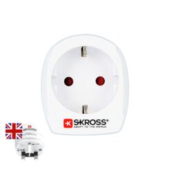 Adaptador europeu para Reino Unido skross 1500230-e