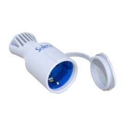 Base móvel bipolar com lateral t/t 2p+t tipo f 16 a 250 v, borracha branca