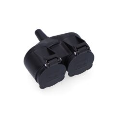 Ficha dupla de borracha t/tl IP44 16A CON tampas