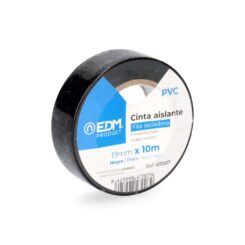 Fita isolante preta de qualidade "supra" 19 mm x 10 m