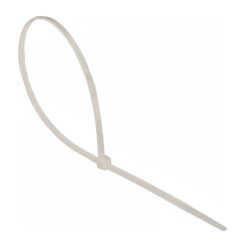 Abraçadeira de nylon 2,5 x 100 mm natural, 100 unidades