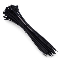 Abraçadeiras, náilon, alta qualidade, preto, 762 x 9,0 mm, bolsa, 100 unidades