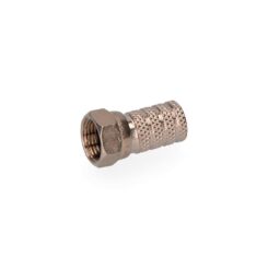 EDM Conector "f" macho parabólico de metal envolto em encolhimento