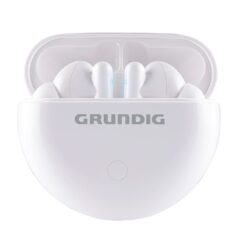 Fones de ouvido bluetooth sem fio com estojo branco