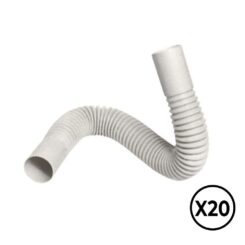 PVC flexível curva ø 16 mm, 20 unid.