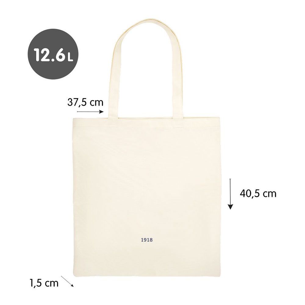 Tote BAG série 1918 bege 12,6l. - Image 5