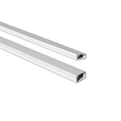 Mini calha branca 2m 10x15mm (preço/metro)