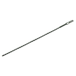 Gravatas reutilizáveis ​​e ajustáveis, verdes, 33,5 cm, blister 12 unid.