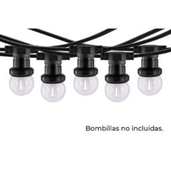 Grinalda com 100 casquilhos 2000W 50-60 HZ 220-240V E27 IP44 50m