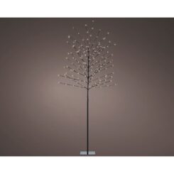 Árvore iluminada para exterior 160 LEDs luz quente ø70 cm x 1,80 m