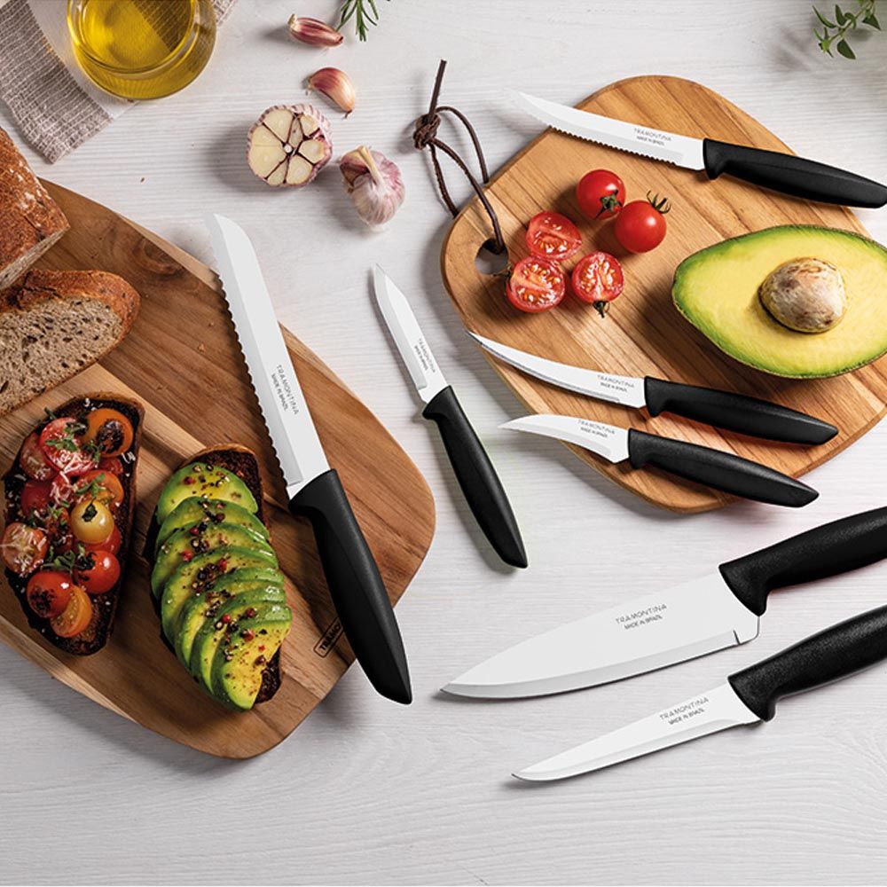 Faca de chef plenus preta, 180 mm - Image 3