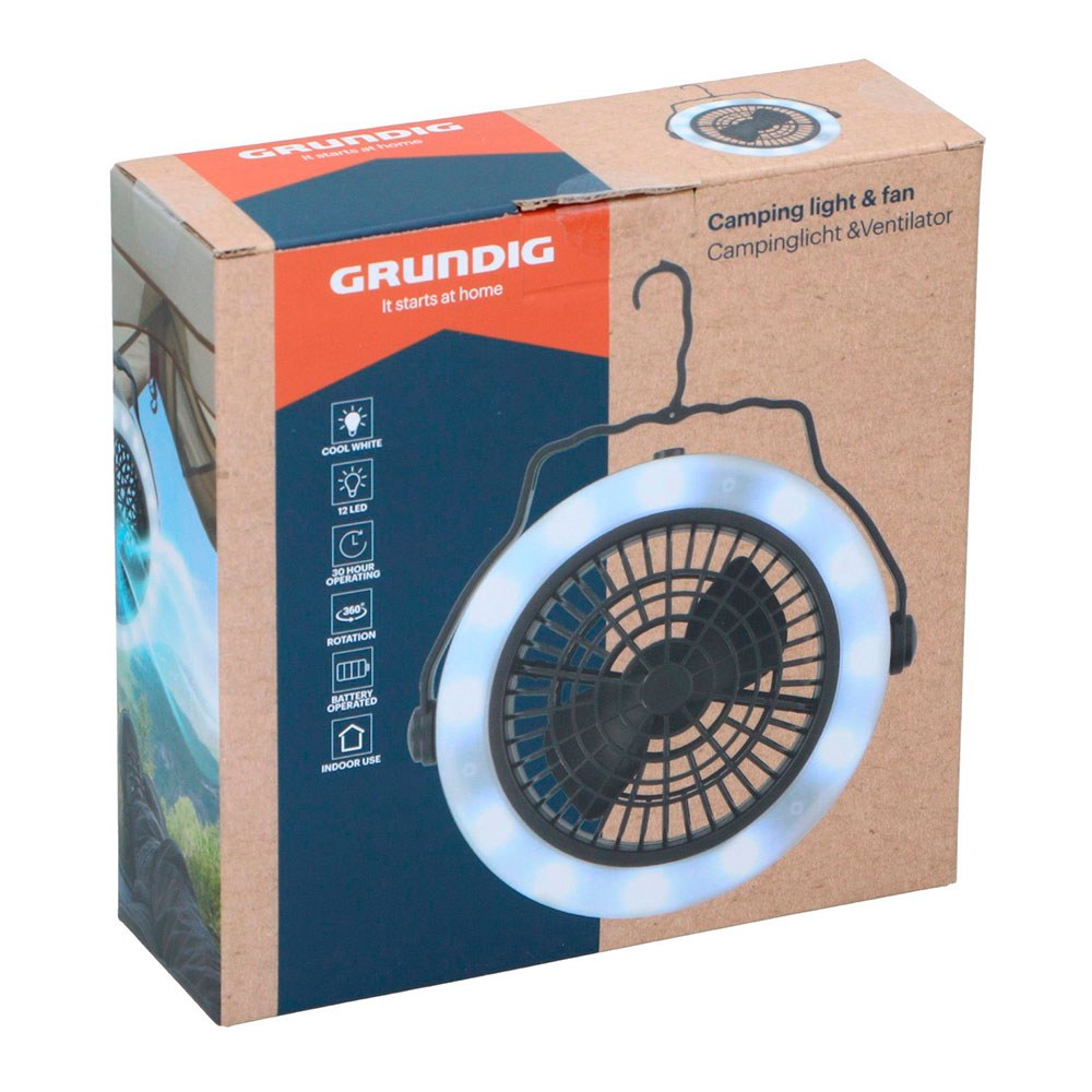LUZ e ventilador a pilhas, Ø19,5 x 6,3 cm - Image 5