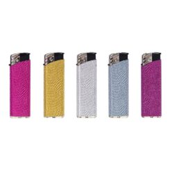 Isqueiro eletrónico shiny, cores sortidas euro/u