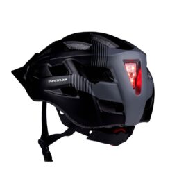 Capacete de bicicleta com leds vermelhos tamanho m 55-58 cm