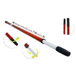 Cabo metálico extensível 86 -150 cm rosca ø22 mm