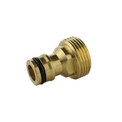 Conector macho de latão com rosca de ½ POL, blister