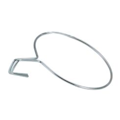 Suporte para vaso largo de varanda zincado ø24 cm