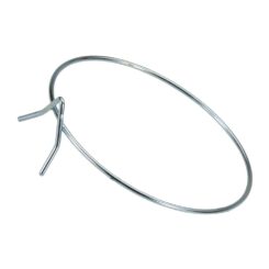 Suporte de parede para vaso de plantas com acabamento em zinco, Ø16 cm