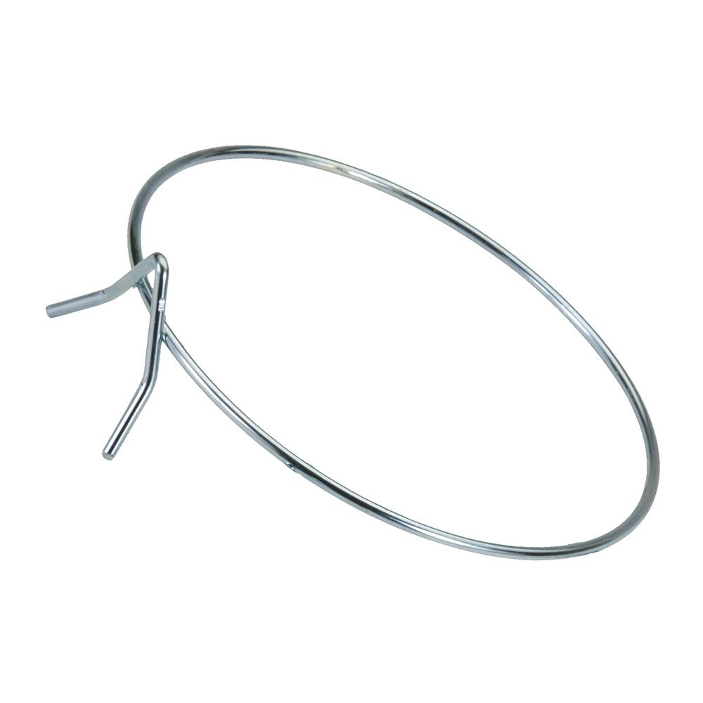 Suporte de parede para vaso de plantas com acabamento em zinco, Ø24 cm