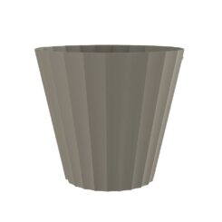 Vaso doric moldado por injeção, COR taupe, Ø22 x 20 cm