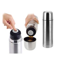 EXCELLENT HOUSEWARE Garrafa térmica de aço inoxidável 0,75 l