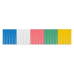 Bandeira franjas plástico multicor party products