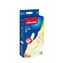 VILEDA Luva multi látex 10 unidades tamanho m/l