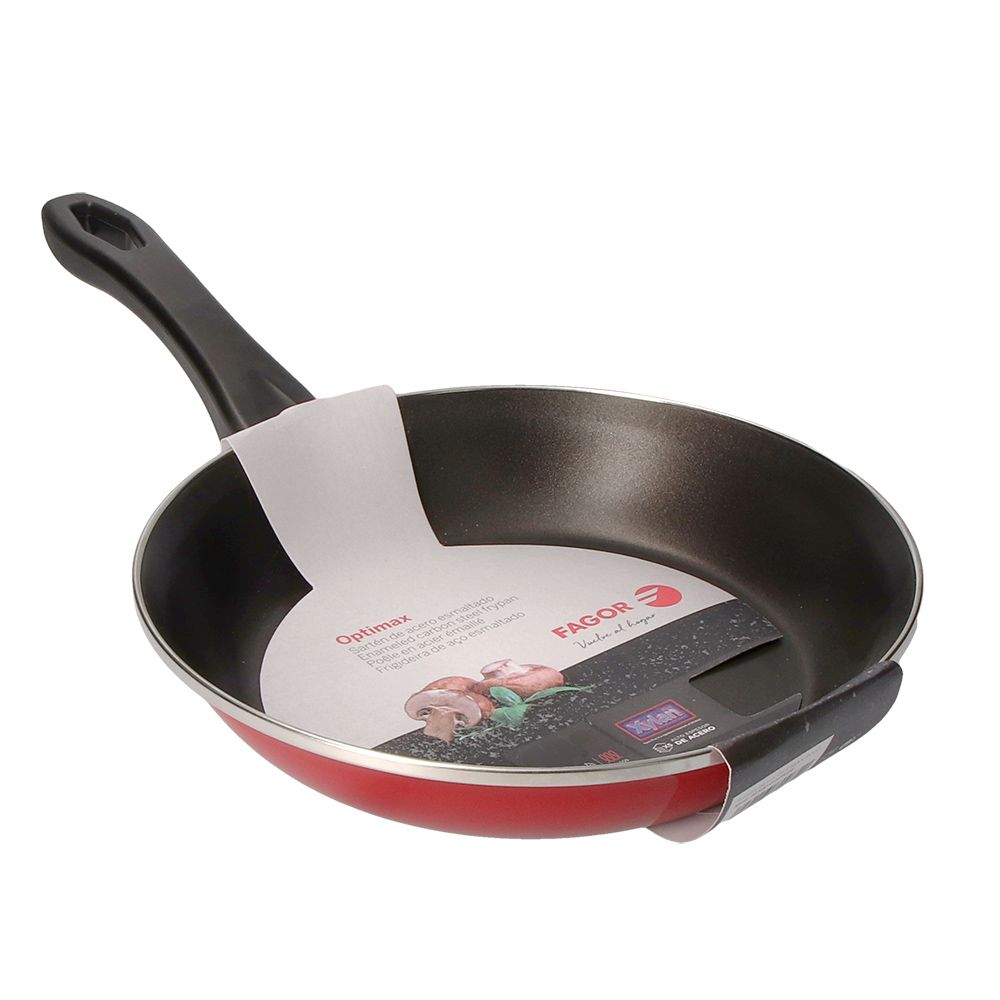 Frigideira optimax Ø30cm vermelha aço aisi 430 fagor - Image 3