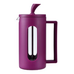 Café Roma/bule êmbolo berinjela 350 ml 3 xícaras