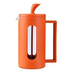 Café / bule Roma êmbolo laranja 350 ml 3 xícaras