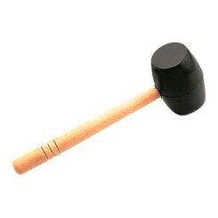 Martelo de borracha preta 500 g