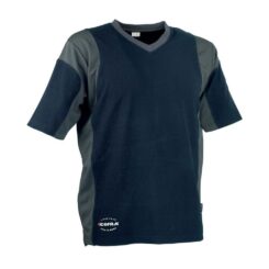 T-shirt java azul marinho/cinzento escuro tamanho XXL