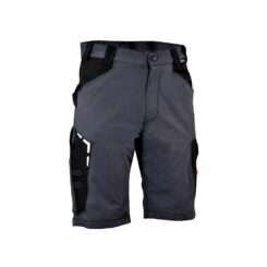 Bermuda bortan cinzento escuro preto tamanho 38